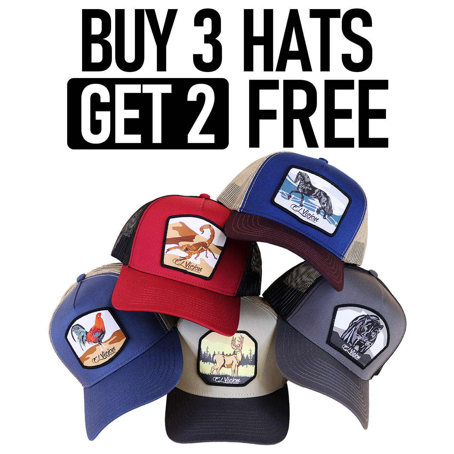Buy 3, get 2 Free Sale