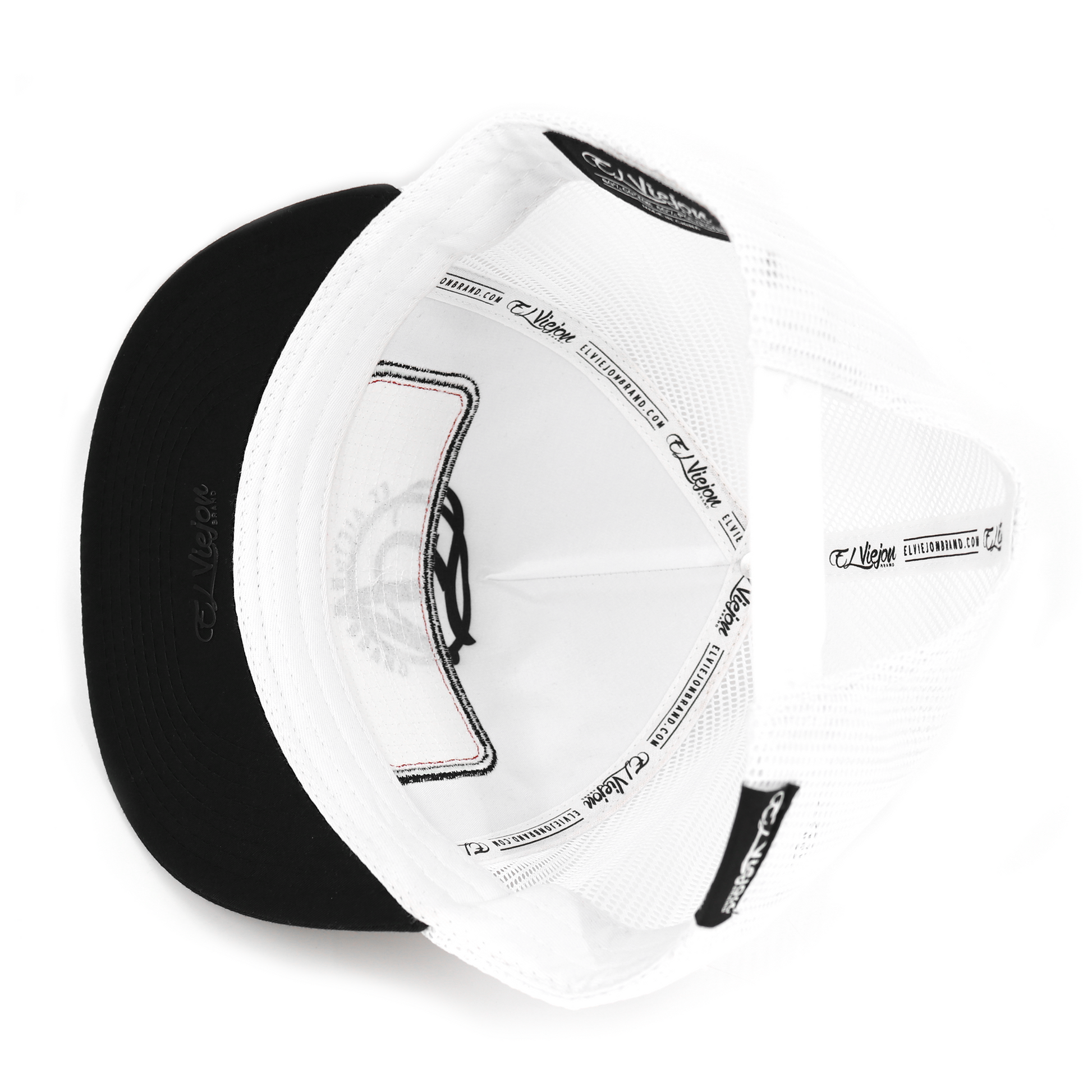 EVPatch Black/Camel/White flat visor hat / gorra de visera plana