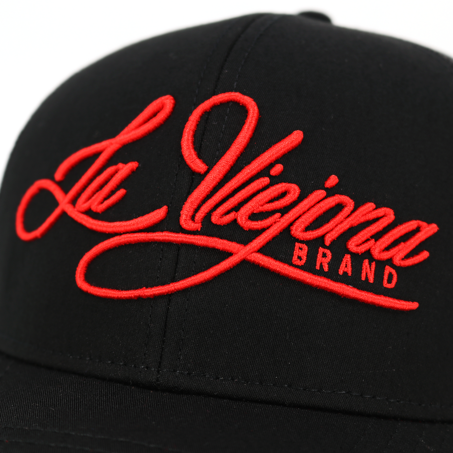 La Viejona Black classic visor hat / gorra de visera clasica