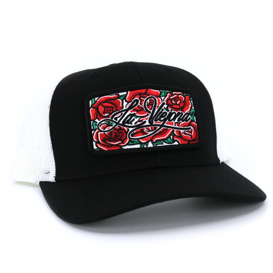 Rosas Black/White classic visor hat / gorra de visera clasica