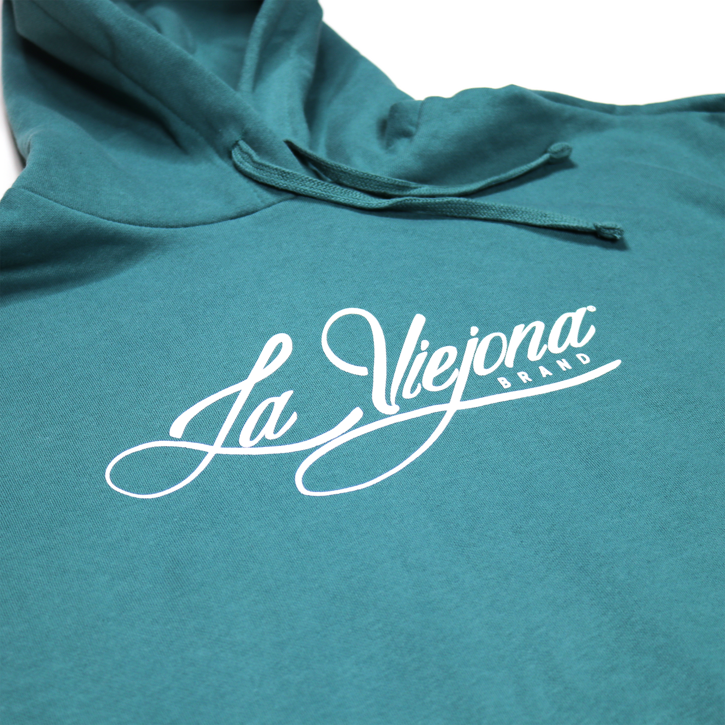 La Viejona Hoodie (Croptop)- Teal