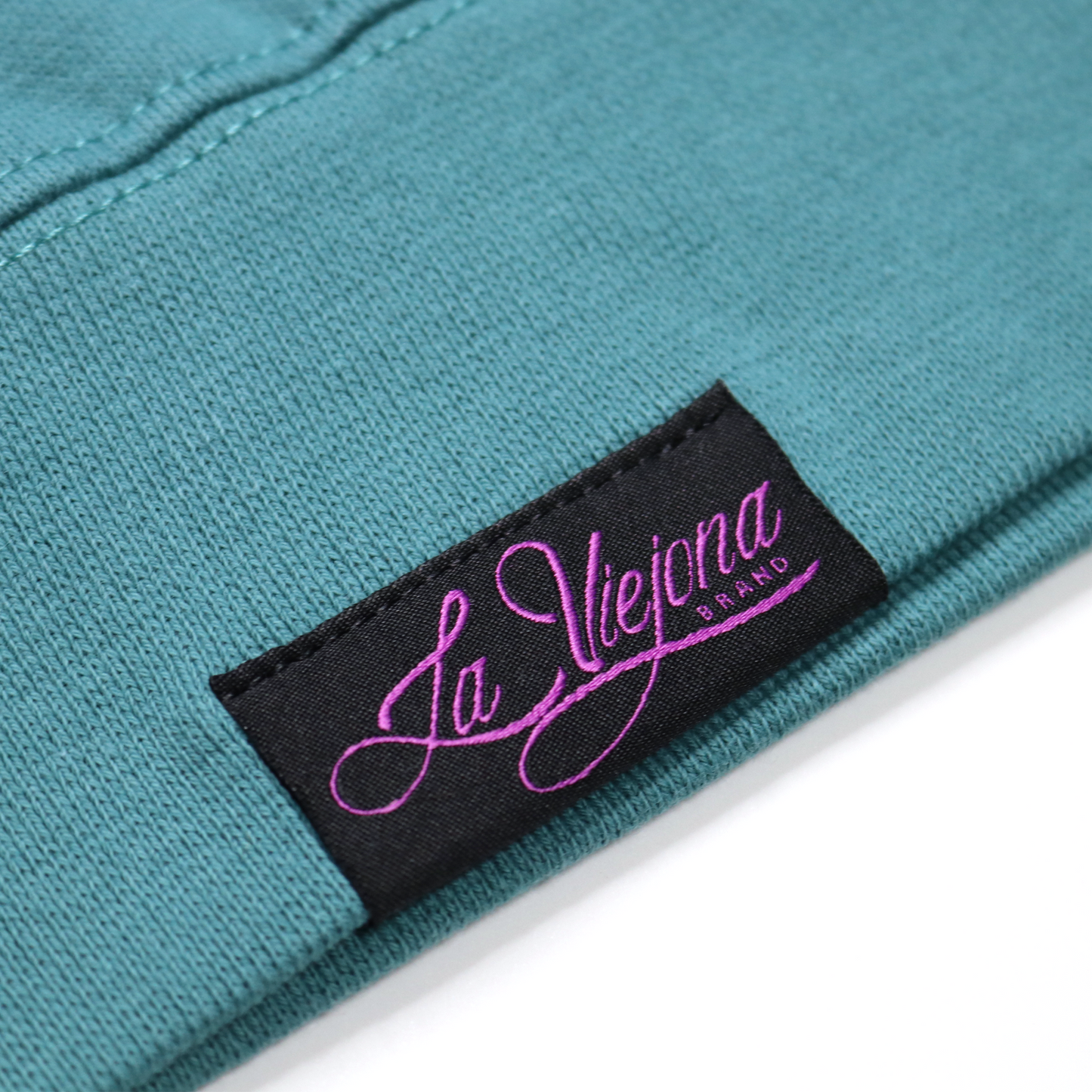 La Viejona Hoodie (Croptop)- Teal