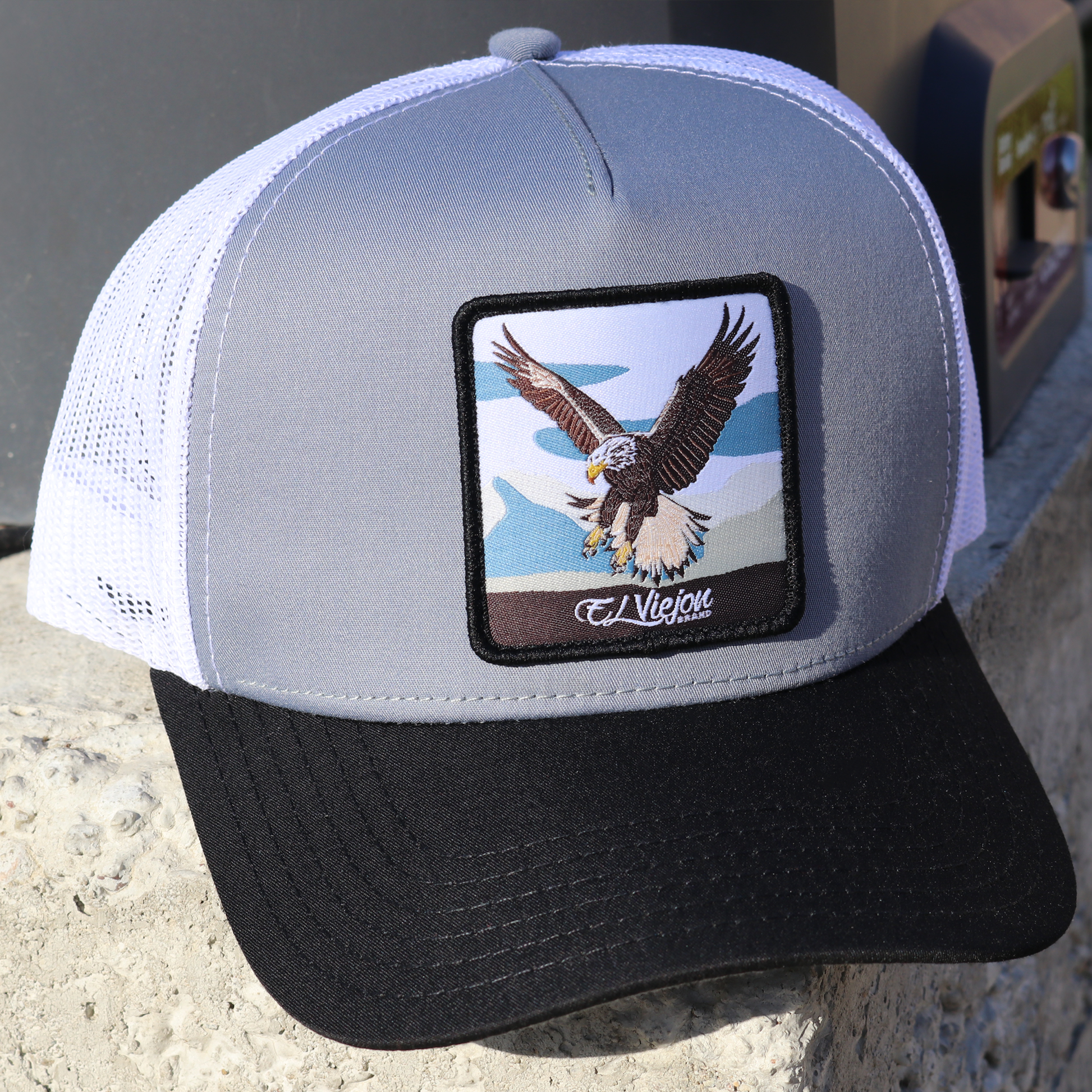 Aguila Black/Grey/White AVC hat / gorra