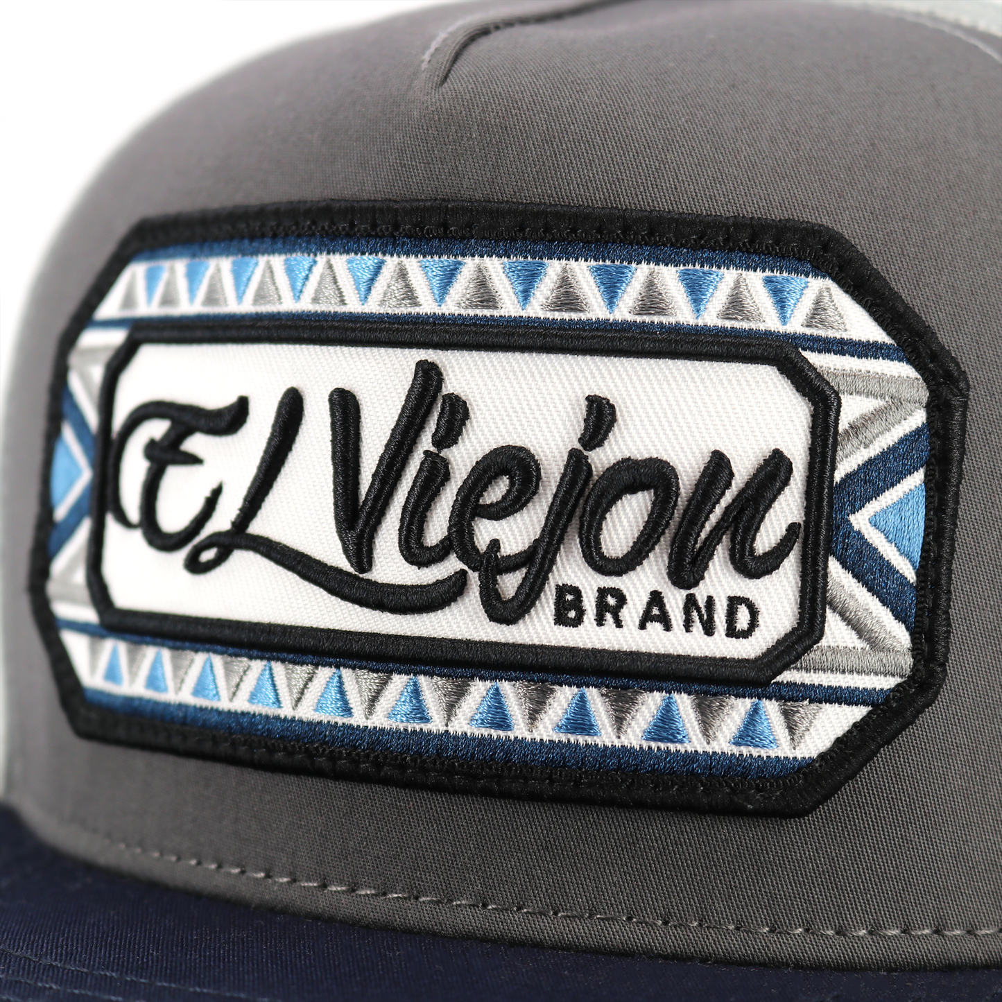 Azteca Navy/Charcoal/Grey flat visor hat / gorra de visera plana