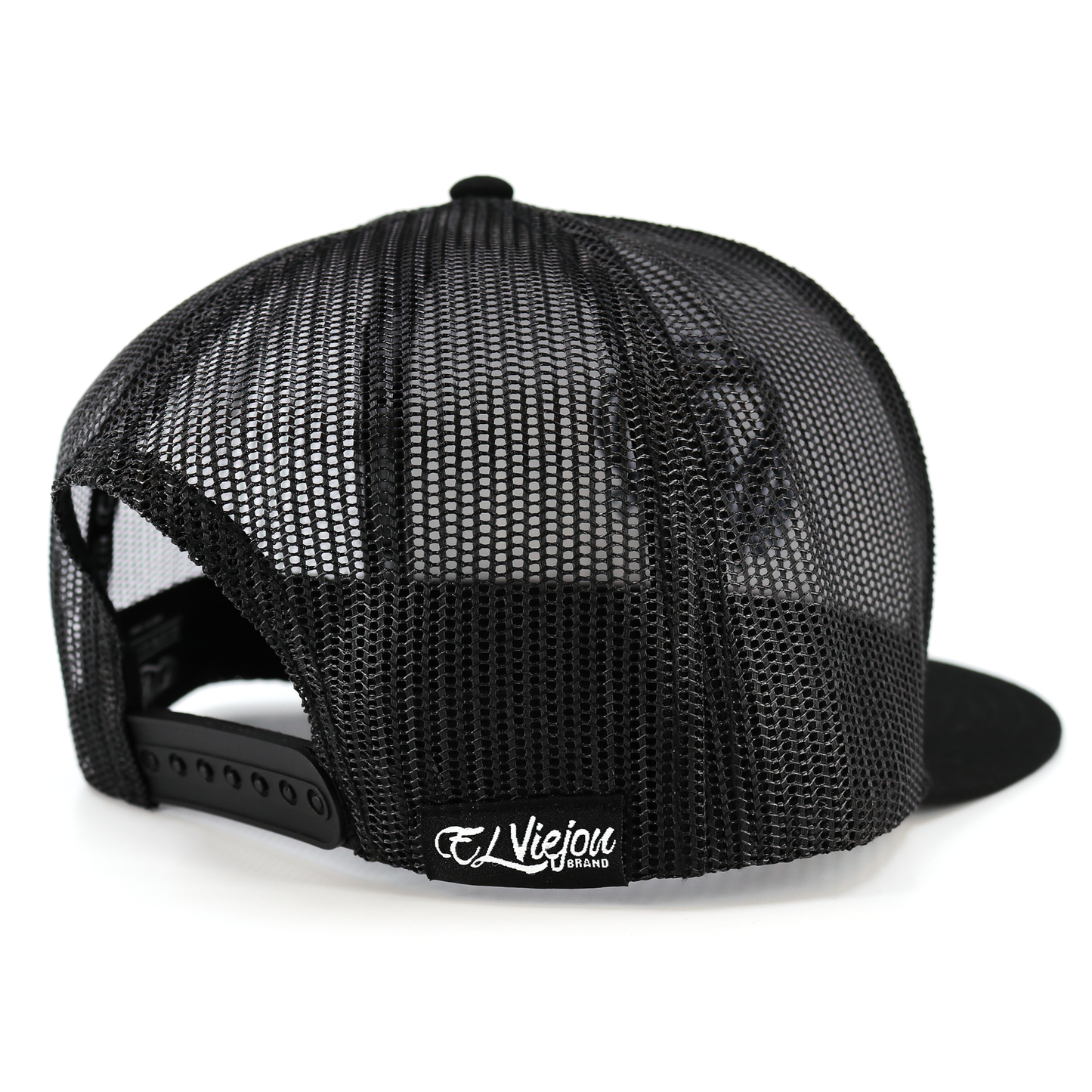 Yo Soy De Rancho Black flat visor hat / gorra de visera plana