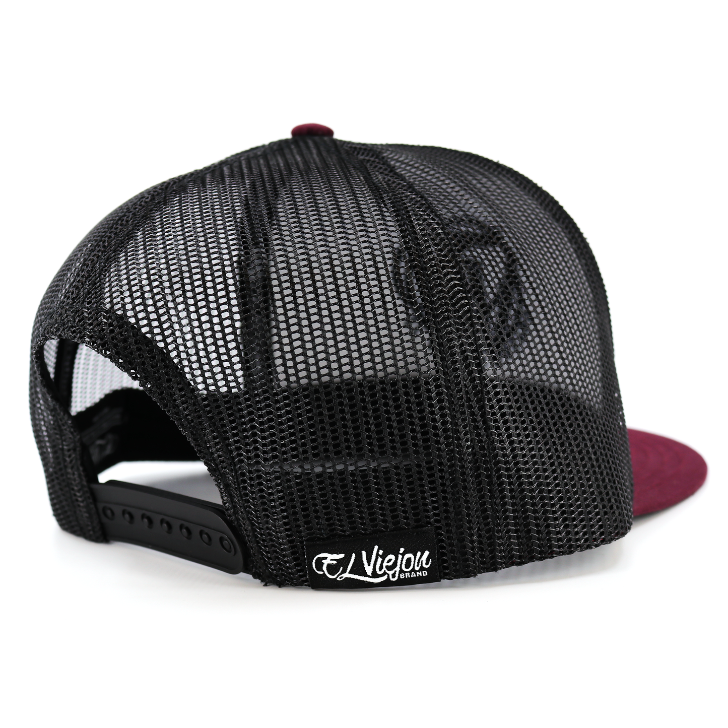 Pluma Plum/Black flat visor hat / gorra de visera plana