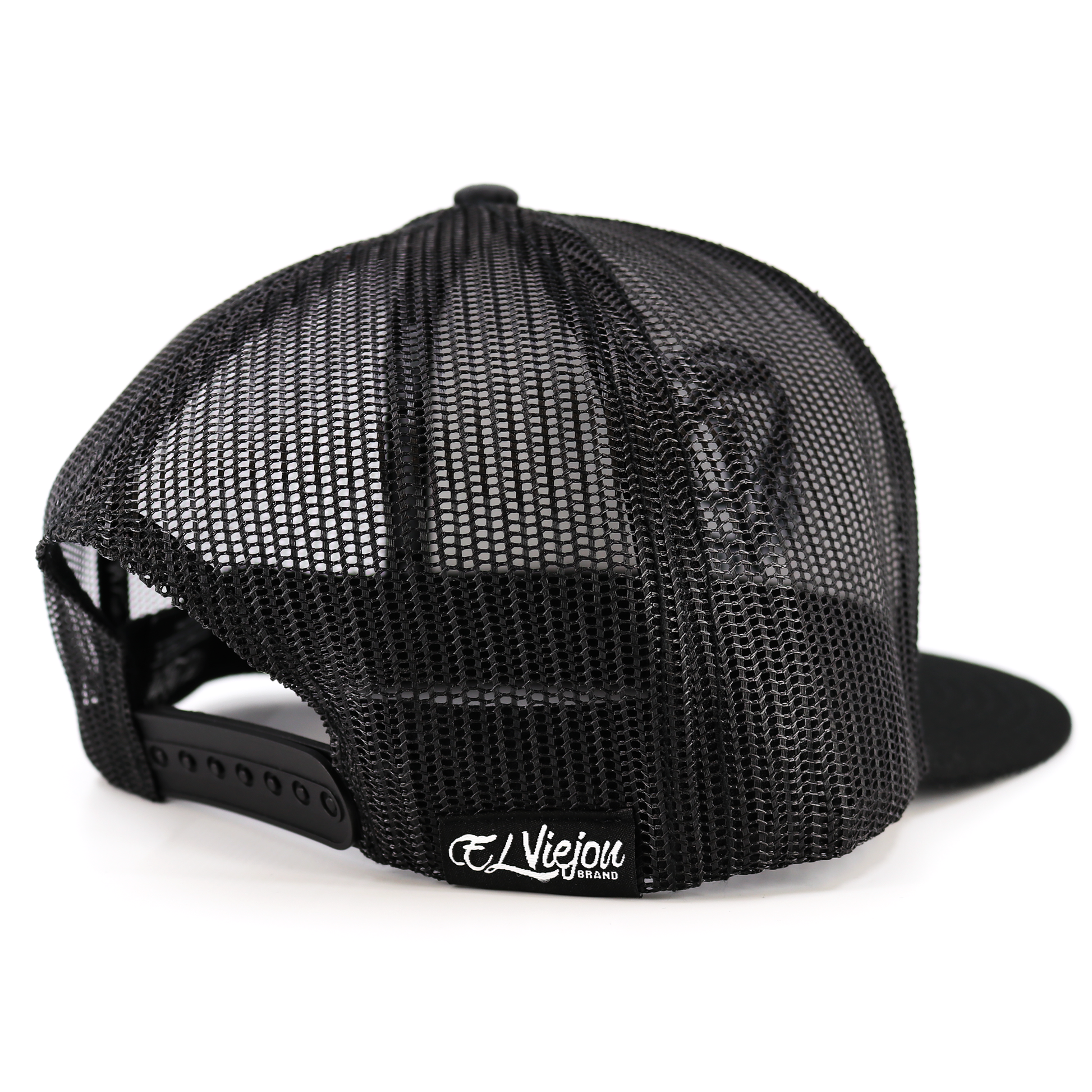 Comanche Black/Charcoal/Black flat visor hat / gorra de visera plana