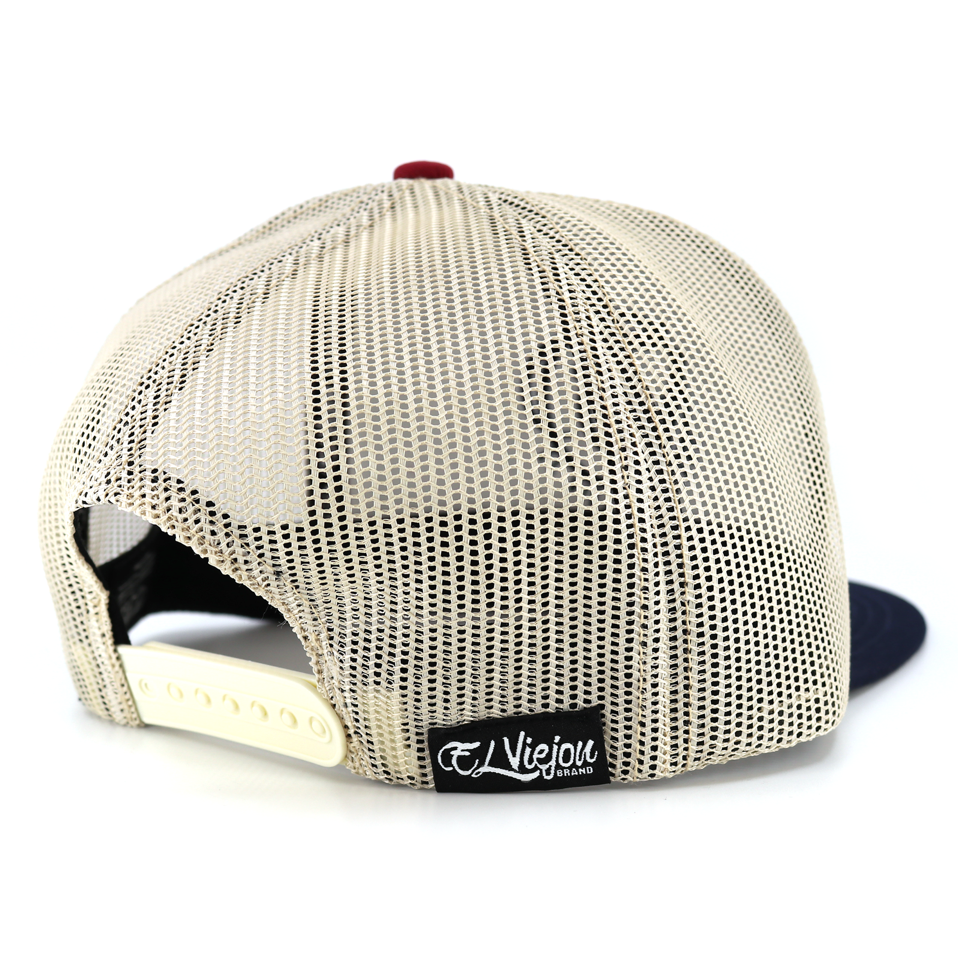 Comanche Navy/Maroon/Tope flat visor hat / gorra de visera plana