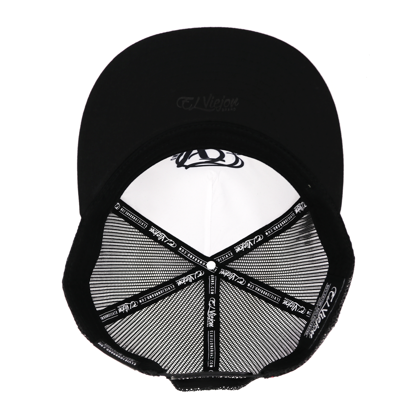 Dos Plumas Black/Heather/Black flat visor hat / gorra de visera plana