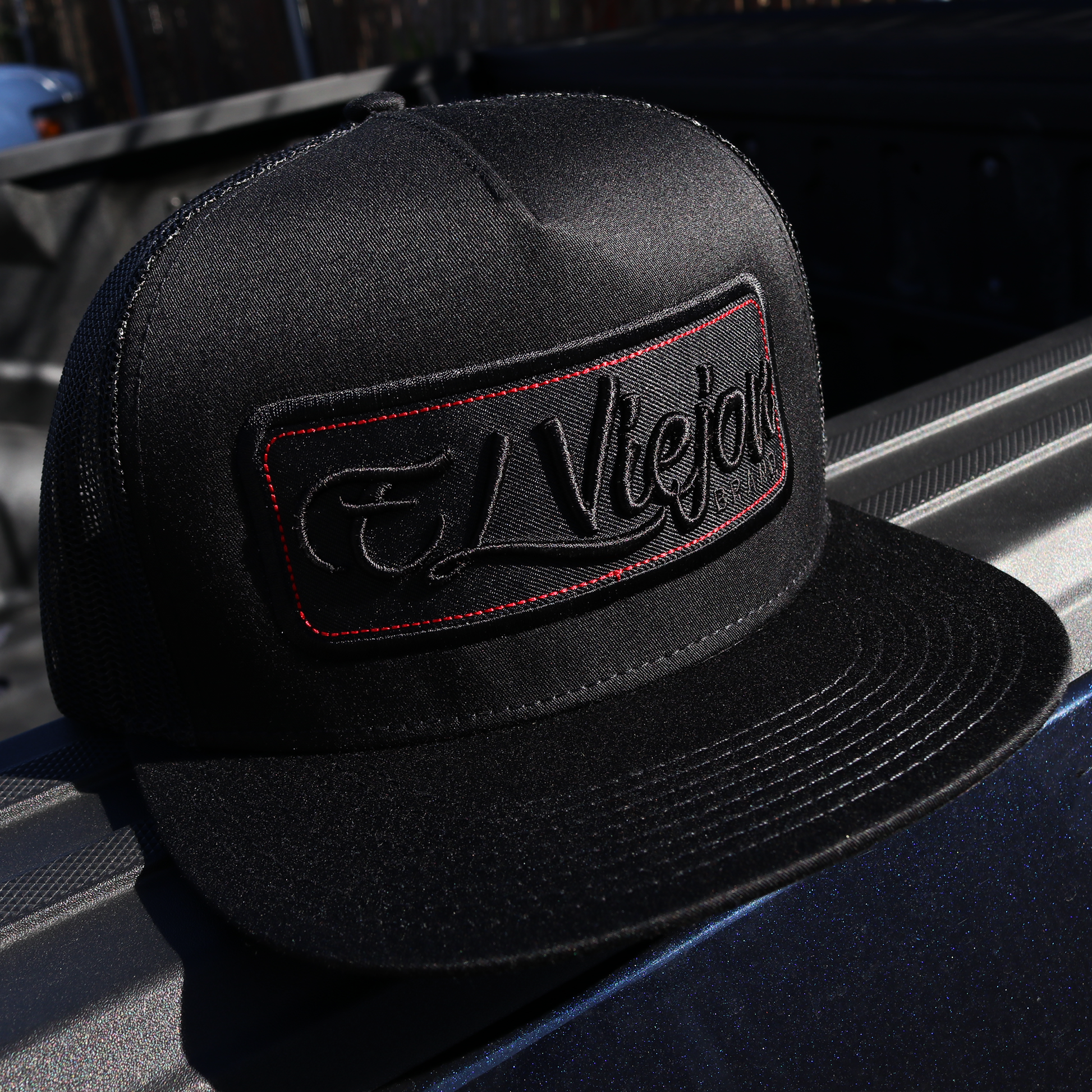 EVPatch Black (Black Patch) flat visor hat / gorra de visera plana