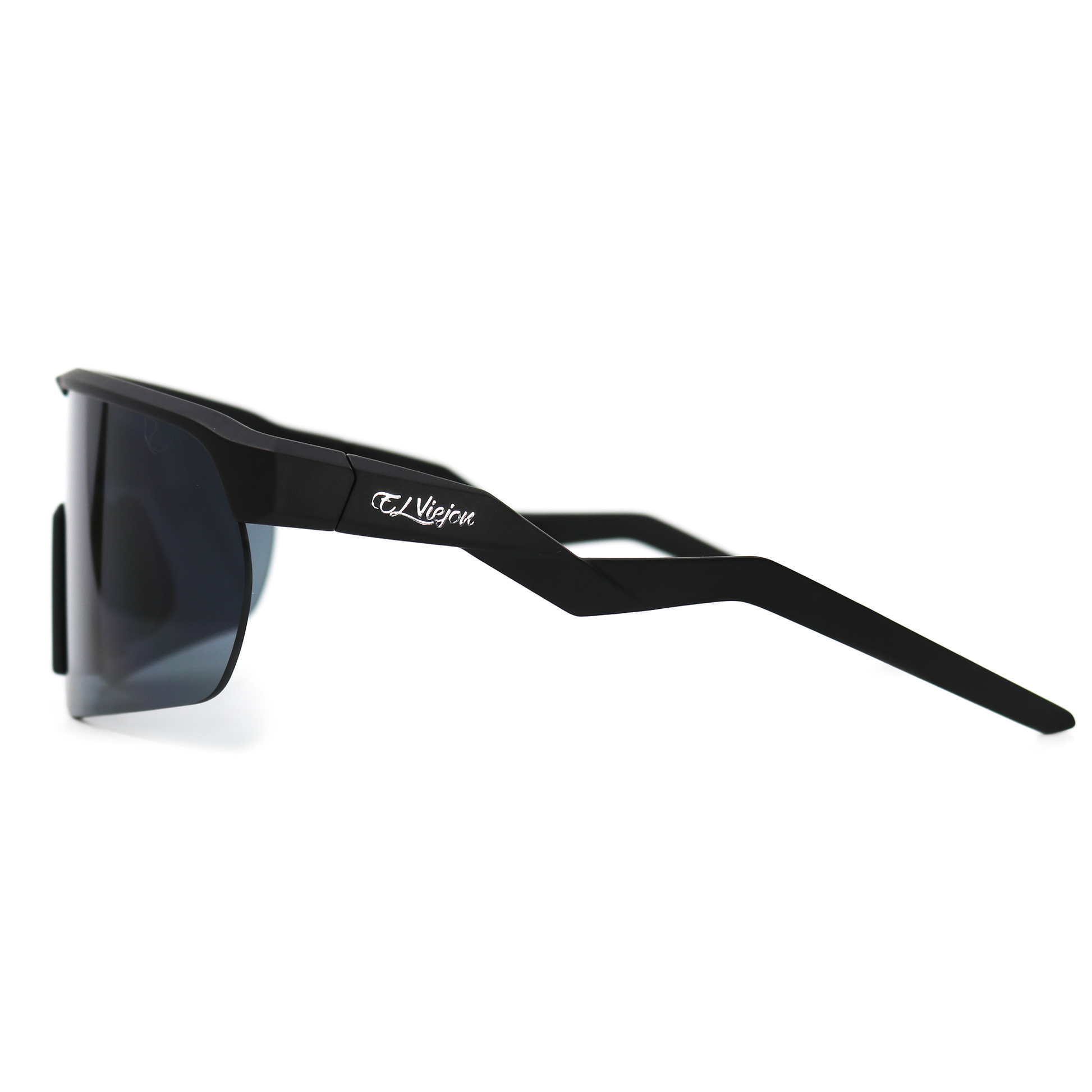 El Viejon Phantom black acetate sunglasses with polarized lenses and UV400 protection.