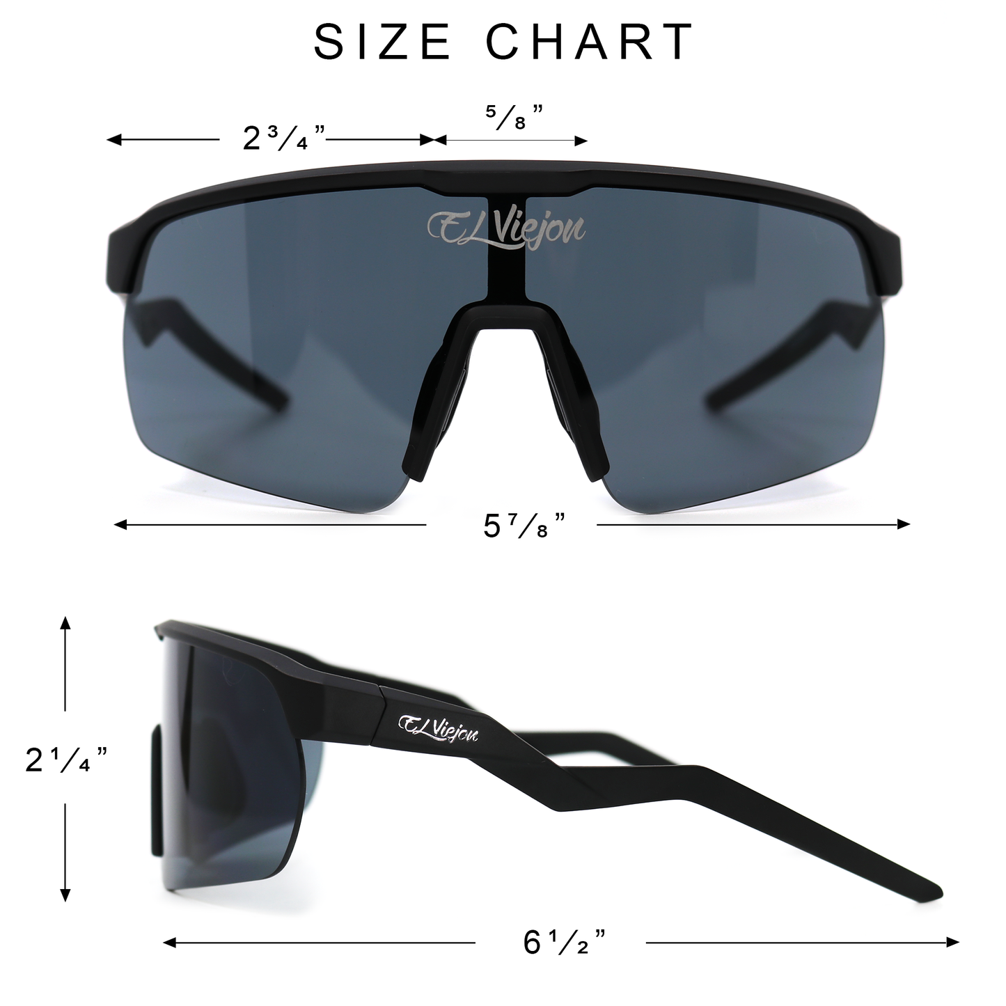 Black Phantom sunglasses with polarized lenses, acetate frame, and El Viejon Brand logo.
