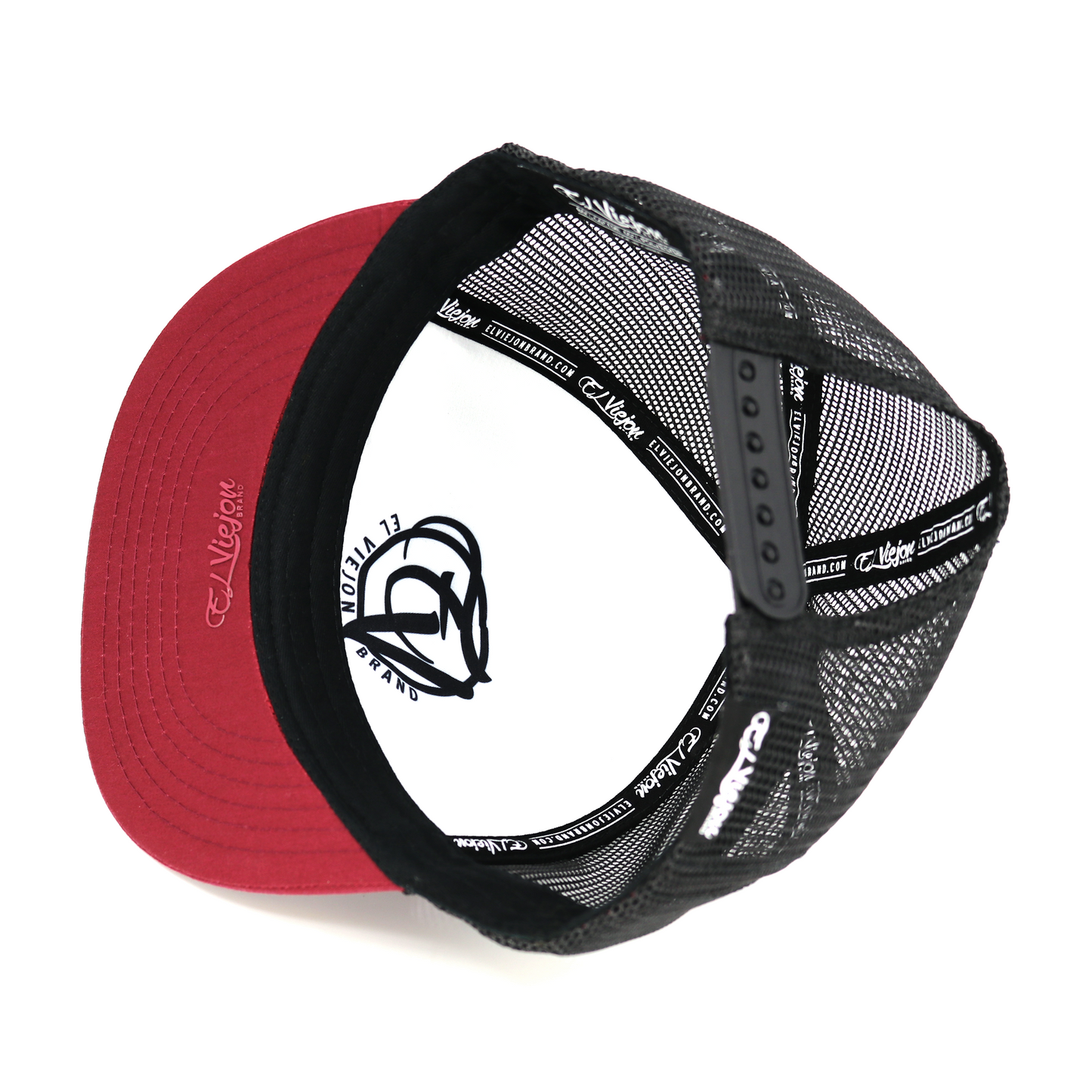Puro Pa' Delante Maroon/Black flat visor hat / gorra de visera plana