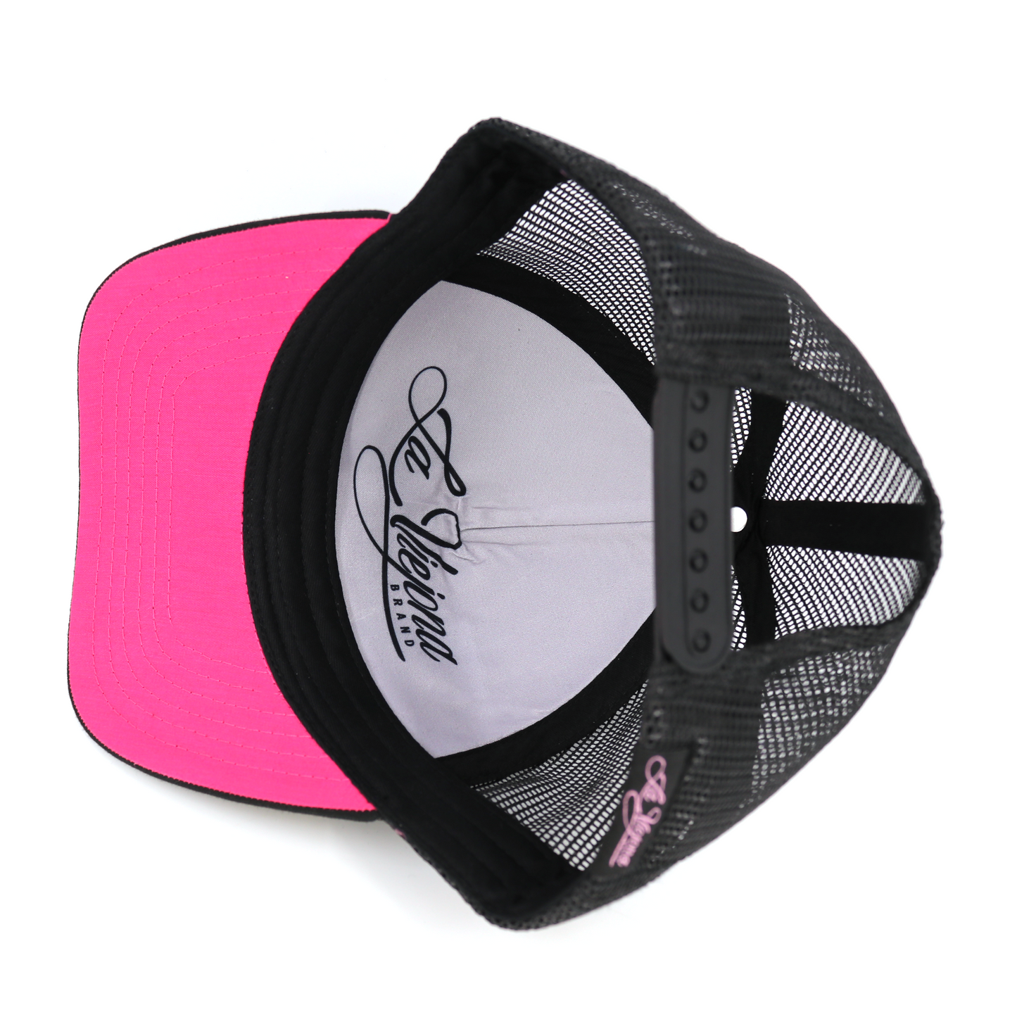 Muchacha Alegre Black classic visor hat / gorra de visera clasica
