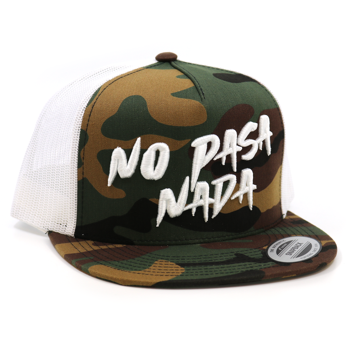 No Pasa Nada Camo/White