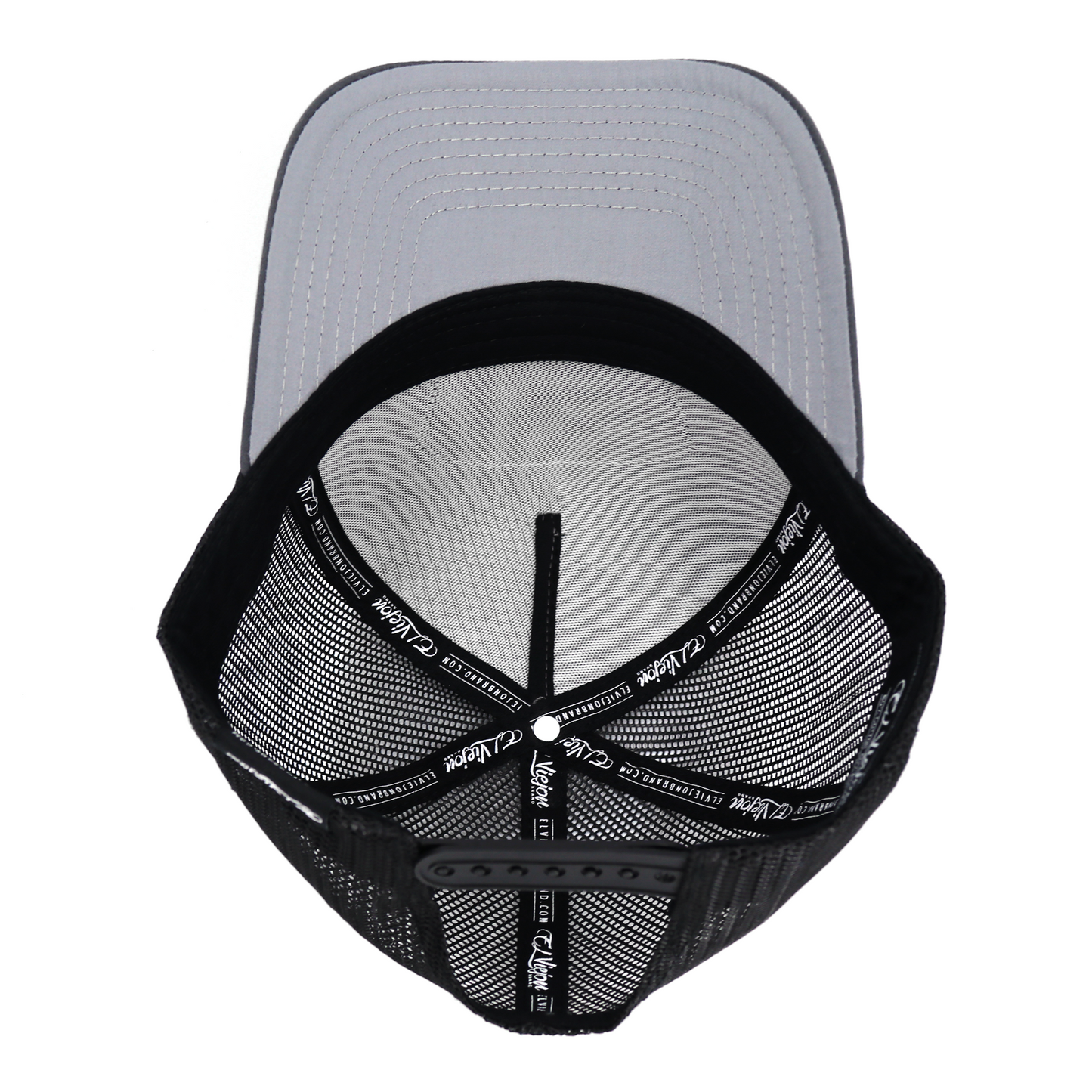 Pantera Negra charcoal/black mesh AVC hat with pre-curved visor and adjustable snapback.