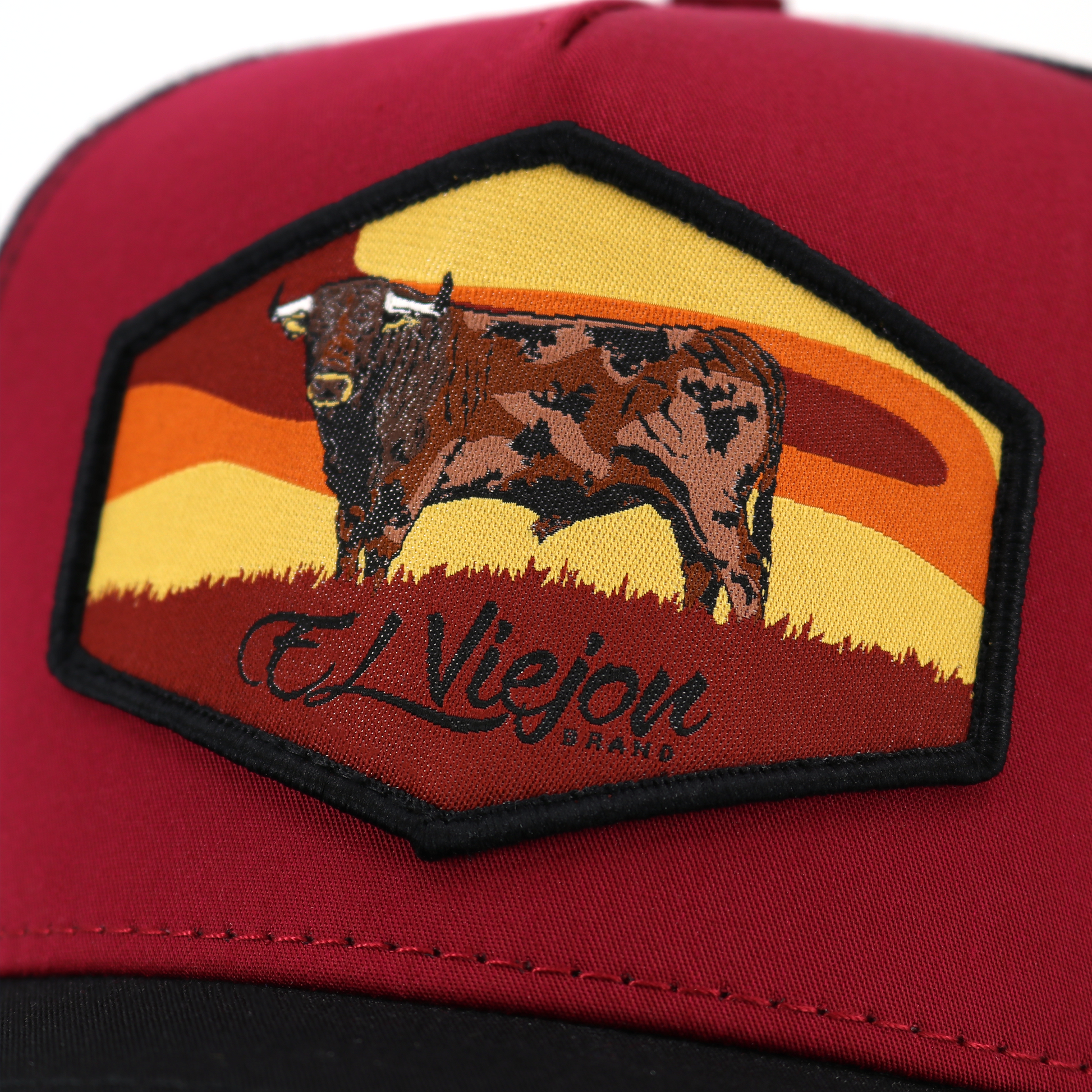 Semental Black/Maroon/Black AVC hat / gorra