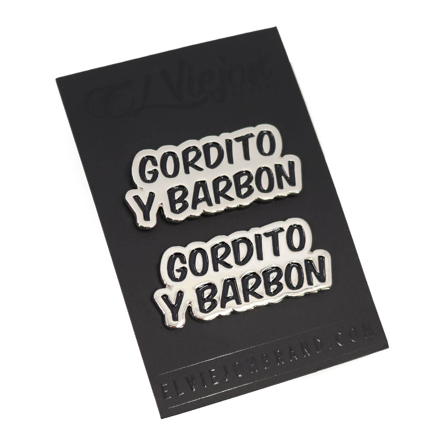 Gordito Y Barbon Pin (2pcs)