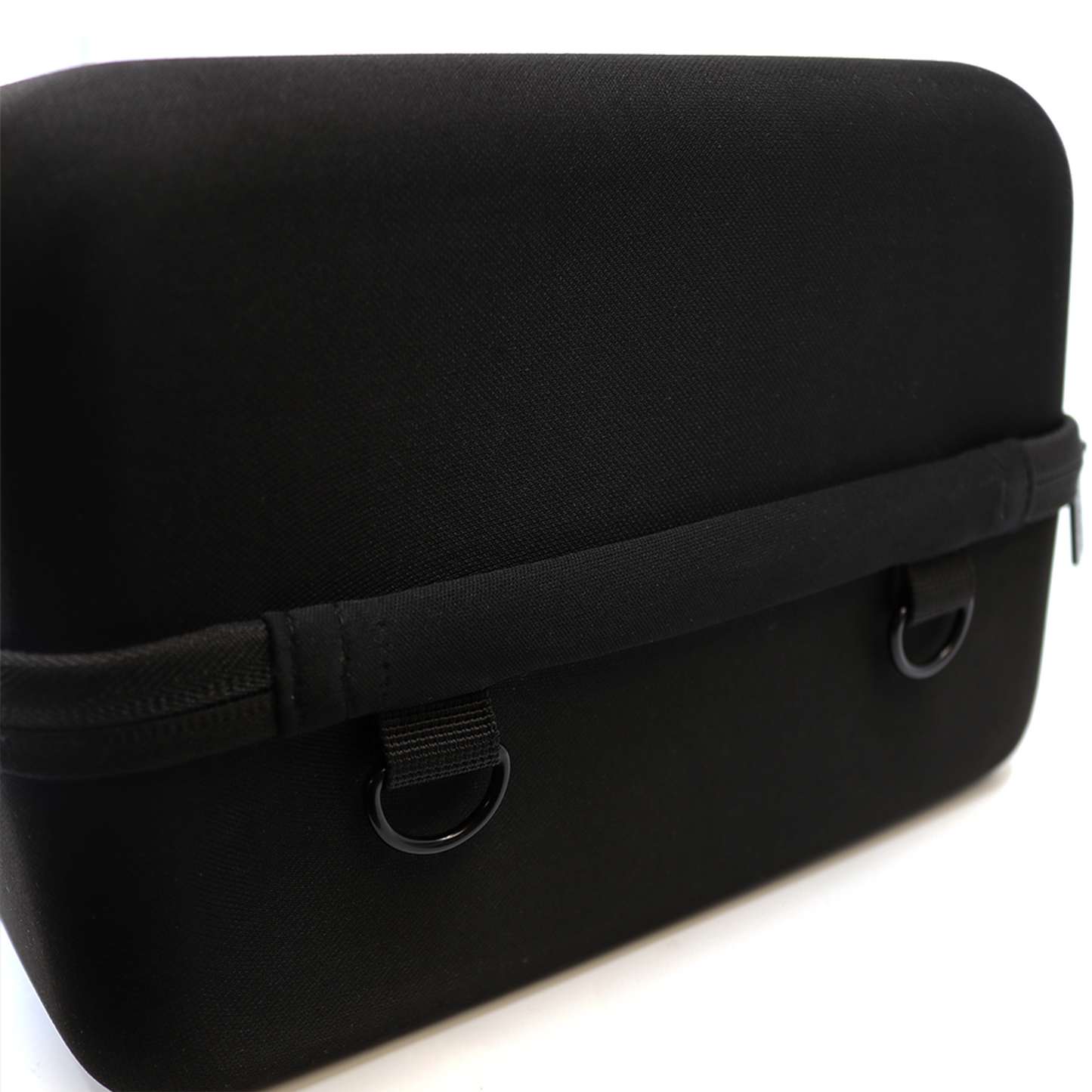 Black El Viejon EVA rigid shell hat carrier for 18 caps, with zipper closure and top handle.