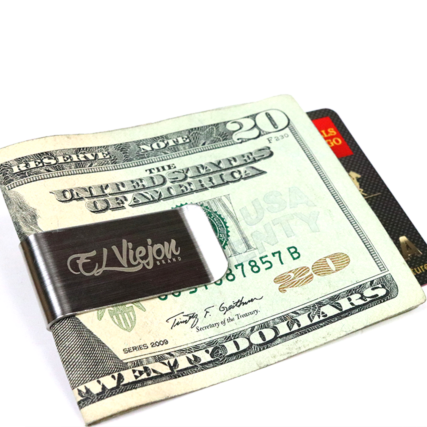 El Viejon Brand Metal Money Clip